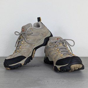 Merrell Moab Ventilator Women's Leather & Mesh Vibram Sole Hiking Shoe sz 8.5